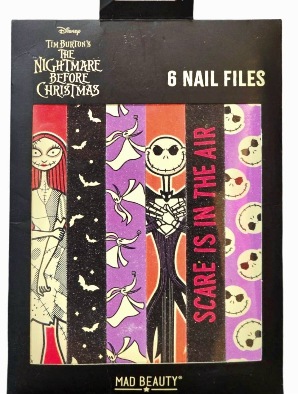 Mad Beauty X The Nightmare Before Christmas Nail Files - 6 Pack